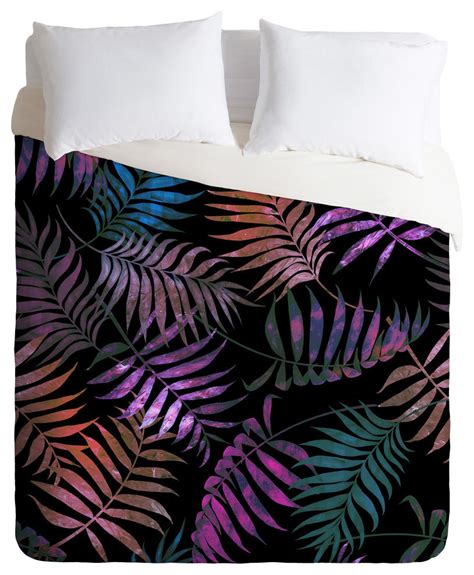 Deny Designs Schatzi Brown Reeya Tropical Night Duvet Cover Set