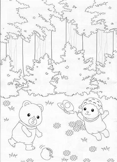 Calico Coloring Critters Sylvanian Families Coloriages Coloriage