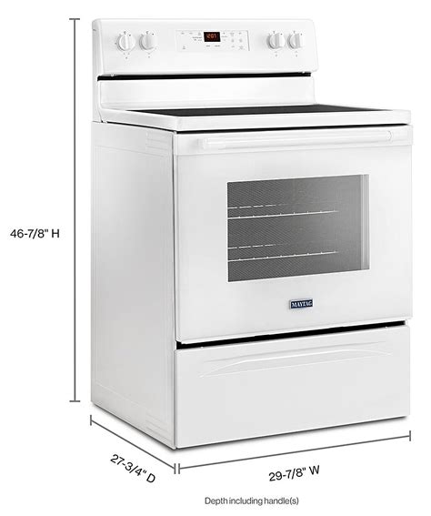 Maytag 53 Cu Ft Self Cleaning Freestanding Electric Range With