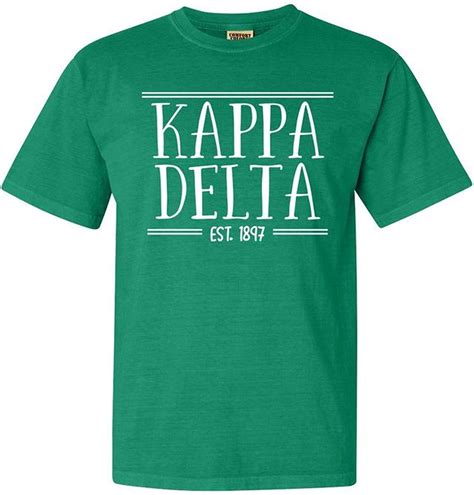 Kappa Delta Comfort Colors Established Heavyweight T Shirt