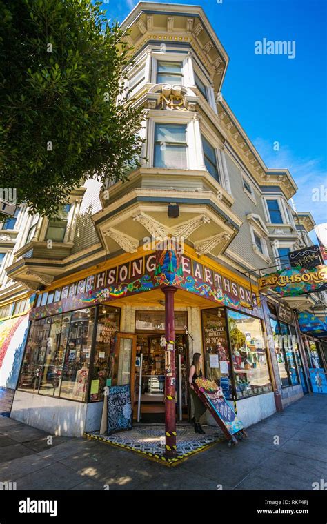Haight Ashbury District The Neighborhood Is Known For Being The Origin