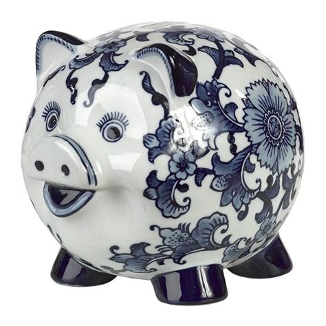 This link is being provided as a convenience and for informational purposes only. 磁器貯金箱 豚 Porcelain Piggy Bank - Blue/White Piggy PPB-P/生活雑貨 ...