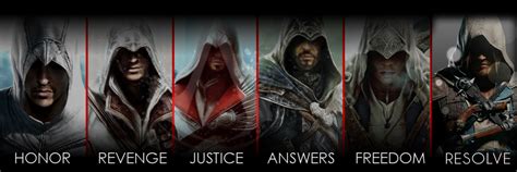 Assassins Creed Main Characters By Firaspower On Deviantart
