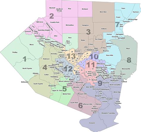 Allegheny County Zip Code Map