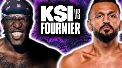 Ksi Vs Joe Fournier Fight Date Ring Walk Time Undercard And Betting
