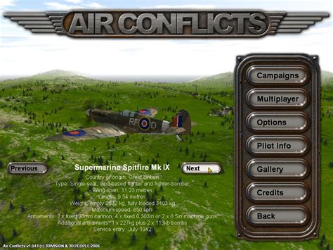 Air Conflicts Air Battles Of World War Ii Download 2006 Simulation Game