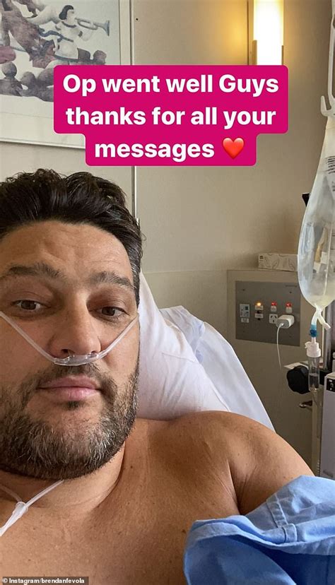 Brendan Fevola Is Rushed To Hospital For Emergency Surgery To Remove Appendix Daily Mail Online