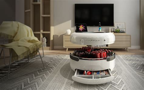 The coosno smart coffee table is a revolutionary piece of furniture for the home that acts as a focal point in a room to provide ample support for inhabitants. Redefine Smart Coffee Table | 重新定义智能咖啡桌|工业/产品|人机交互|djjmial ...