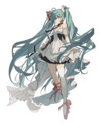 Hatsune Miku Ai Generated Bed Blush Lingerie Underwear Image