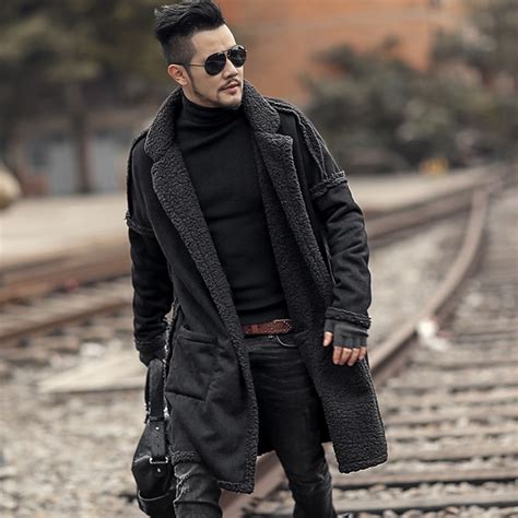 2018 Men Slim Fashion European Style Black Cotton Cardigan