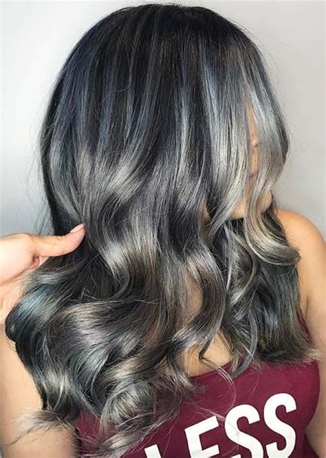 Silver Hair Trend Grey Hair Colors And Tips For Going Gray Dark Grey