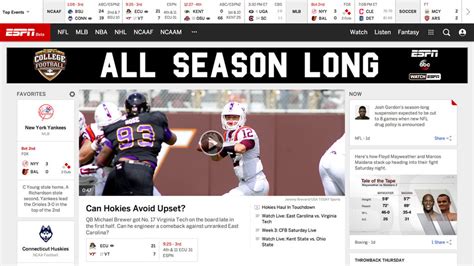 See What Espns Redesigned Website Will Look Like For The Win