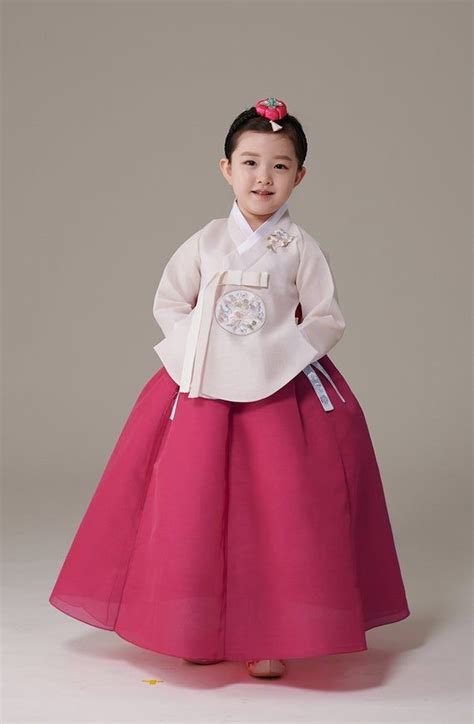 Hanbok Korea Girls Baby Kid Traditional Dress Tradition Etsy