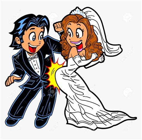 Just Dance Wedding Clipart Happy Married Couple Doing Happy Married