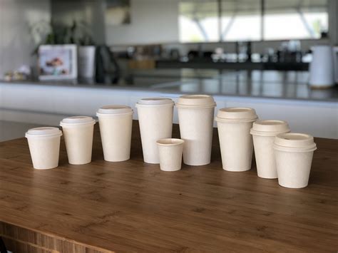 Biodegradable Catering Supplies Compostable Coffee Cups And Lids