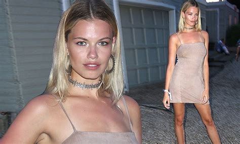 Sports Illustrated Cover Girl Hailey Clauson Shows Off Her Long Legs