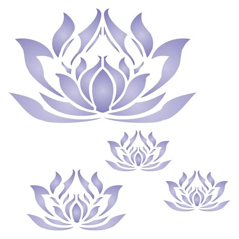 Lotus Flower Stencil Printable Free Printable Word Searches
