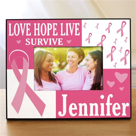 Personalized Love Hope Live Survive Bca Frame Tsforyounow
