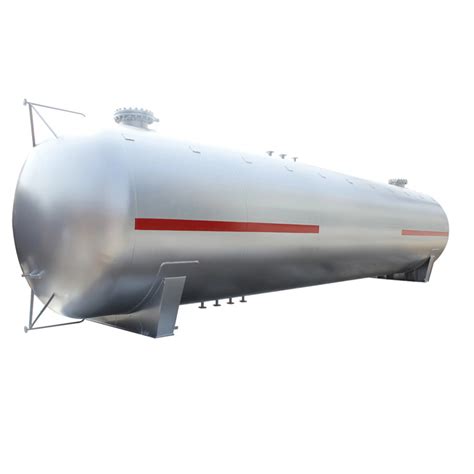 Stainless Steel 25000l Lpg Gas Storage Tank 20m3 Mounded Bullet