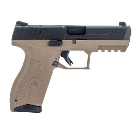 Iwi Masada 9mm Optics Ready Pistol With Fde Frame And 2 17 Mags M9orp17fd