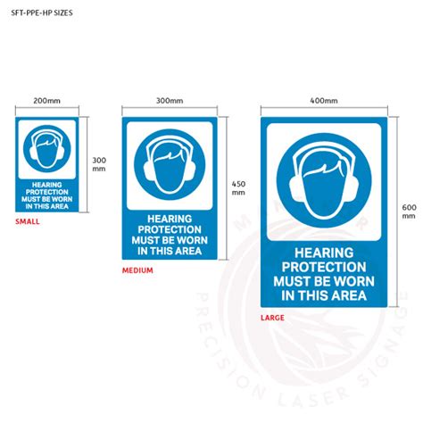 Safety Signage Hearing Protection Must Be Worn In This Area