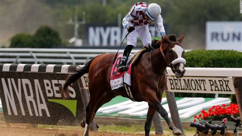 Tiz The Law Wins The 152nd Belmont Stakes In New York Cnn