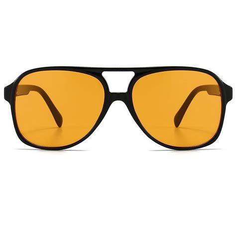 Buy Aviator Sunglasses Retro 70s Style For Women Men Large Vintage 70s