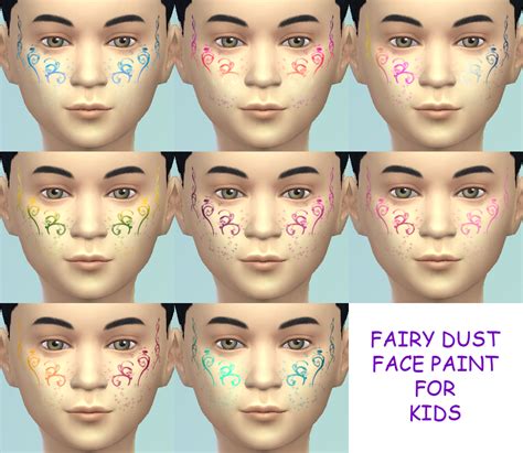 Mod The Sims 4 New Face Paints For Kids