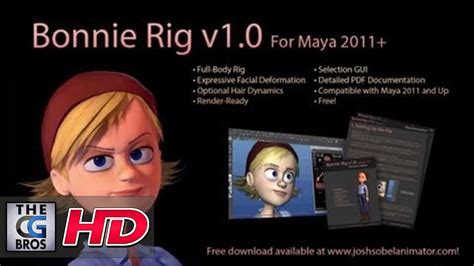 Cgi 3d Animation Demo Free Bonnie Rig By Josh Sobel Youtube
