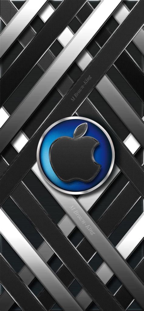Iphone X Apple Metal Logo Wallpaper Apple Logo Wallpaper Apple