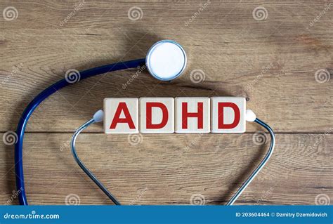 Adhd Symbol Concept Word `adhd Attention Deficit Hyperactivity