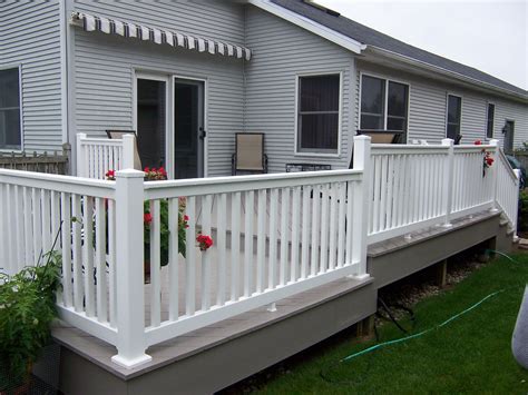 Accent Your Decking With Beautiful Maintenance Free Vinyl Railing The
