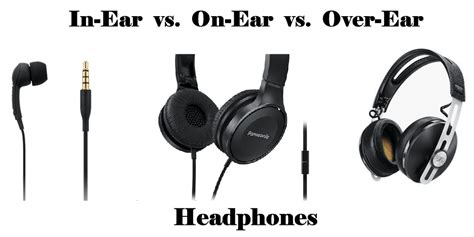 In Ear Vs On Ear Vs Over Ear Headphones Which Is Best