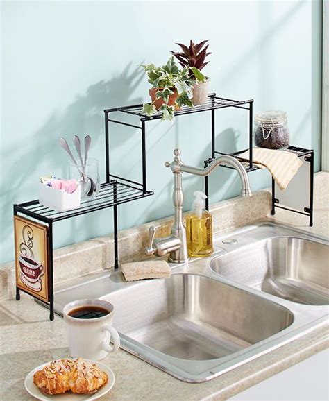 See more ideas about coffee theme kitchen, coffee theme, coffee decor. Over The Sink Rack Coffee Kitchen Decor Shelf Space Saver ...