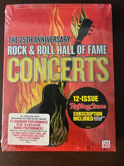 The 25th Anniversary Rock And Roll Hall Of Fame Concerts DVD 3 Disc