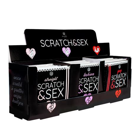 Expositor Scratch And Sex 36 Unidades Cod 9980 Secret Play
