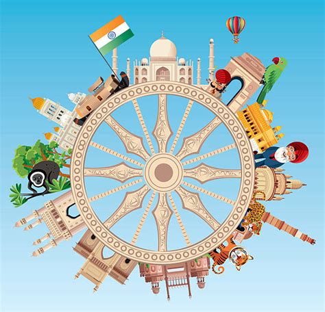 India Landmarks Illustrations Royalty Free Vector Graphics And Clip Art