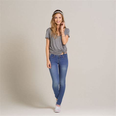 Stretch Low Rise Jean Leggings Girls In Leggings