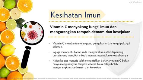 Noorhayati Abdul Rahim Manfaat Vitamin C Shaklee