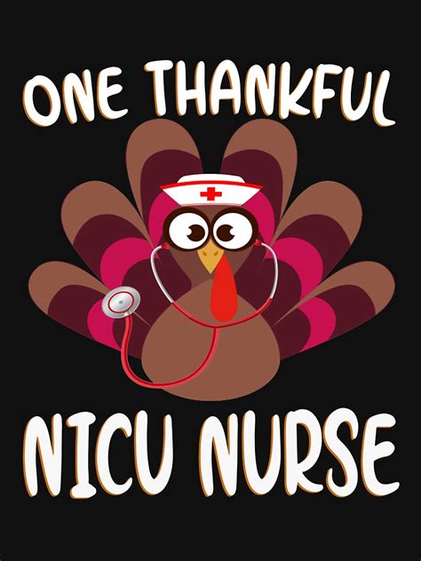 Funny One Thankful Nicu Nurse Thankful Nicu Nurse T T Shirt By