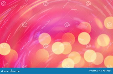 Beautiful Vibrant Illustration In Pink Color For Cool Background Or