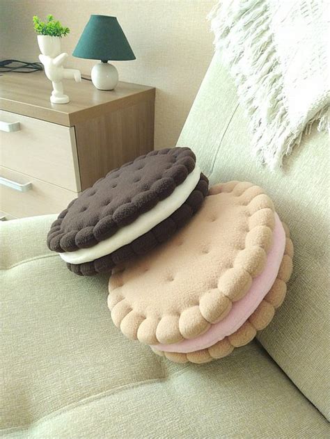 Sandwich Cookie Pillows Oreo Decorative Pillows Shop Sweethome