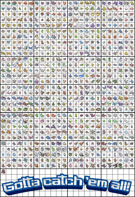 Printable Pokemon Checklist Pdf