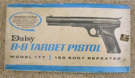 Daisy Model 177 150 Shot BB Target Pistol Daisy Air Pistols Vintage