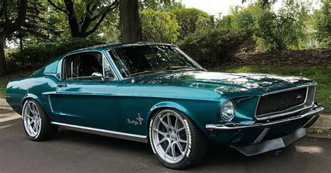1968 Ford Mustang Fastback Pacific Green Ford Daily Trucks