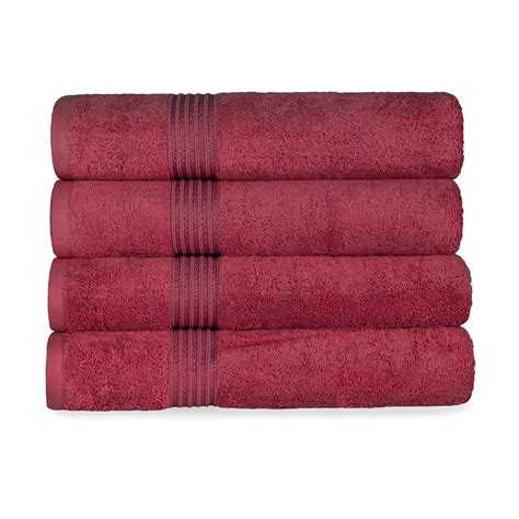Superior Derry Classic 4 Piece Assorted Egyptian Cotton Bath Towel Set