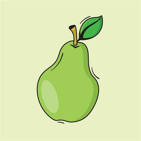 Illustration Of Pear Fruits Vector Drawing 21724966 Vector Art At Vecteezy