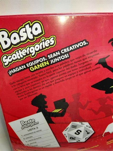The roleplaying game , warcraft: Basta. Juego De Mesa Hasbro. Juego Basta Scattergories - $ 450.00 en Mercado Libre