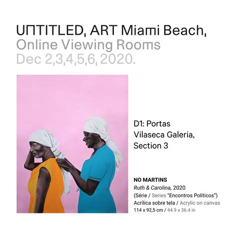Portas Vilaseca Galeria Na Feira Untitled Art Miami Beach Portas Vilaseca Galeria
