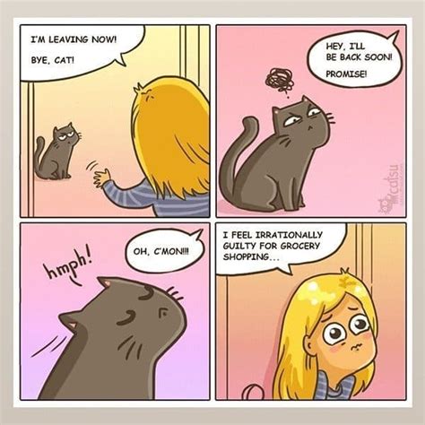 11 Comic Illustrations That Only Crazy Cat Owners Will Relate To